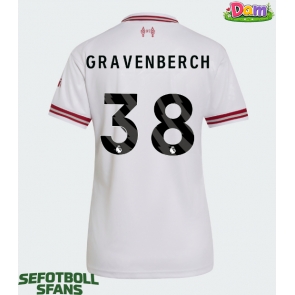 Liverpool Ryan Gravenberch #38 Bortatröja Kvinnor 2026-27 Kortärmad